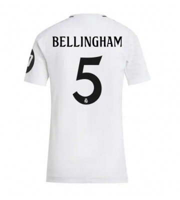 Real Madrid Jude Bellingham #5 Primera Equipación Mujer 2024-25 Manga Corta